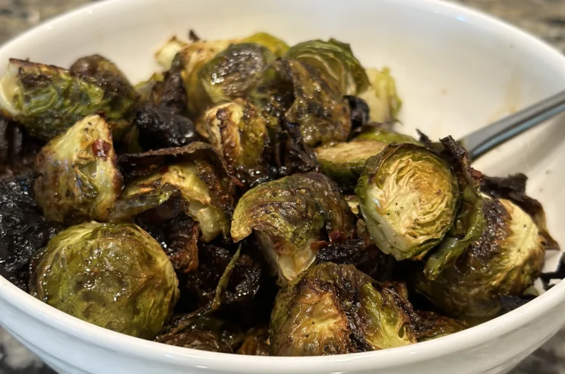 crispy, asian-inspired brussel sprouts